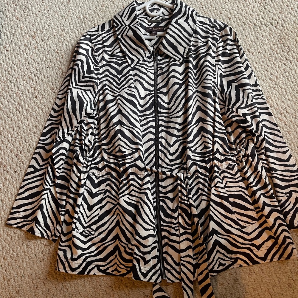 Zebra Colored Light Jacket